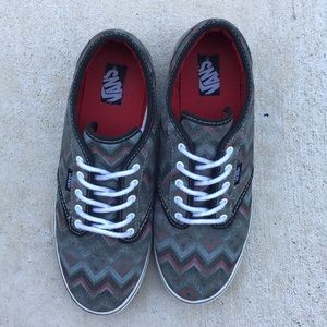 Women’s Grey Aztec Printed Vans
